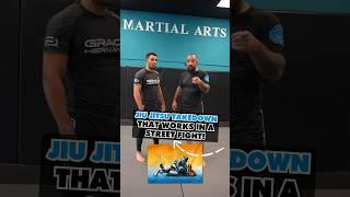 Jiu Jitsu takedown that works in a street fight!#jiujitsu #jiujitsutips