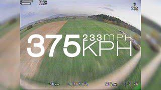 High Speed FPV Drone | 375kmh / 233mph