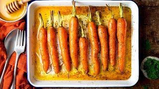 Super Impressive & Easy Side Dish | Honey Roasted Carrots