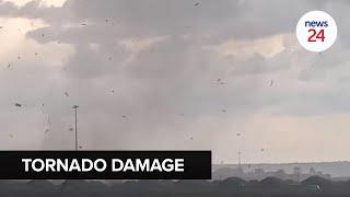 WATCH | A possible tornado  has hit parts of Randfontein in Gauteng