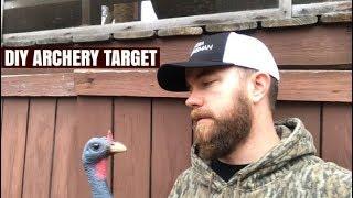 DIY 3D archery turkey target