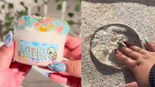 Best Ever Satisfying/ASMR/relaxing Summer Vibes  ️ Theme slime compilation #2