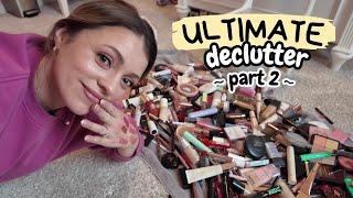 * THE LAST MAKEUP DECLUTTER EVER * I DID IT! I got rid of 80% of my collection!