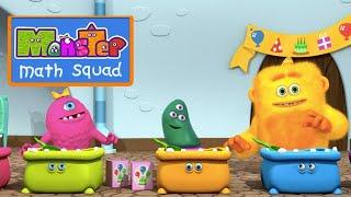 Cartoons for Kids | Monster Math Squad |  FULL EPISODE  | The Scoop Troop