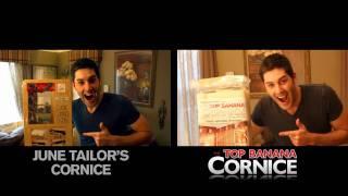 Window Coverings Ideas: The Top Banana Cornice vs June Tailor Cornice