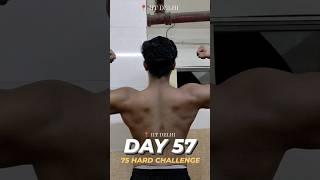 Day 57| 75 HARD CHALLENGE #75hardchallenge #gym #college #iitd #minivlog #hostel #iitdelhi  #delhi