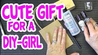 DIY French Manicure Gift for a Crafty Friend