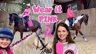 BREAST CANCER - WEAR IT PINK DRESSAGE - #VESquad - With Commentary By Lucy