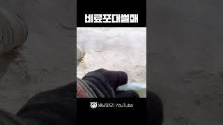 추억의 비료포대 썰매타기 리얼후기 #shorts #눈썰매 #눈썰매장 #썰매 #sledding