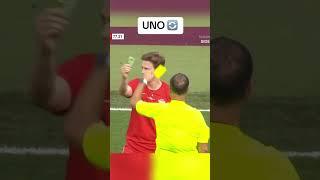 He pulled the UNO reverse card on the ref after the yellow card  (via Sidemen Charity Match)