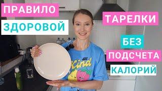 Как худеть без подсчета калорий и взвешивания еды. Как похудеть без диет. Правило Здоровой Тарелки.