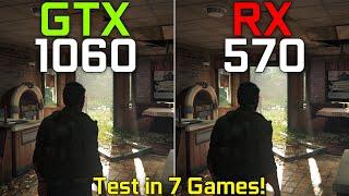 GTX 1060 vs RX 570 in 2023 - Test In 7 Games 1080p