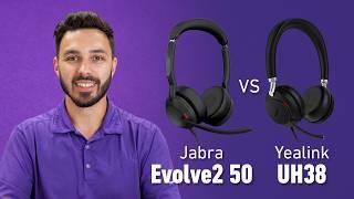 Jabra Evolve2 50 Vs Yealink UH38: 2 Wired Headsets With Bluetooth