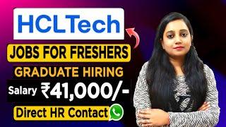 HCL Tech Recruitment 2023 | HCL Hiring Freshers 2023 | Graduate | HCL Tech Hiring 2023 | Jobs 2023