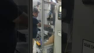 Octagon Manufacturing Technology make TWIN SPINDLE GEAR CHAMFERING MACHINE