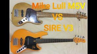 Sire V3 Vs Mike Lull M5V (FLAT)