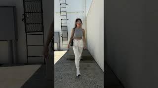 Y2k cargo pants Street fashion outfit in motion #shorts