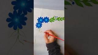 easy painting on pillow cover #inayatideas #shorts #viral #youtubepartner #trending