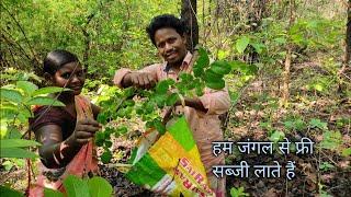 There is a lot of free vegetables in the forest | Village lifestyle