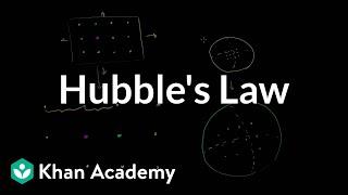 Hubble's law | Scale of the universe | Cosmology & Astronomy | Khan Academy