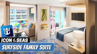 Icon of the Seas | Surfside Family Suite Walkthrough Tour | Royal Caribbean 2024 | 4k