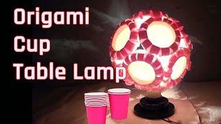 DIY TABLE LAMP OUT OF WASTAGE COFFEE CUP |