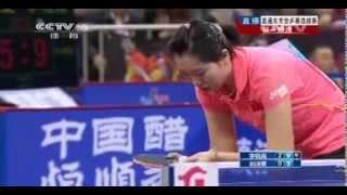 2014 China Trials for WTTTC: LI Xiaoxia Vs LIU Shiwen [Full Match/Chinese]