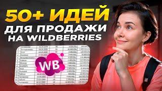 ЧТО ПРОДАВАТЬ НА ВАЙЛДБЕРИЗ В 2024? 50 идей товаров для продажи на маркетплейсах. Товарный бизнес.