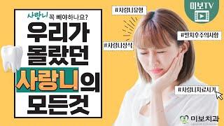 사랑니의 모든 것 | 미보치과 공윤수원장