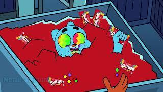 Skittles Meme Gumball And Darwin Meme Mentom