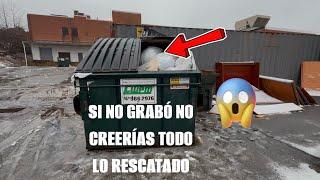 DUMPSTER DIVING SI NO GRABÓ NO CREERÍAS TODO LO RESCATADO #dumpsterdiving #loquetiranenusa