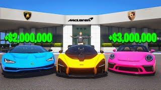 I Robbed Every Sports Car Dealership in GTA 5 RP..