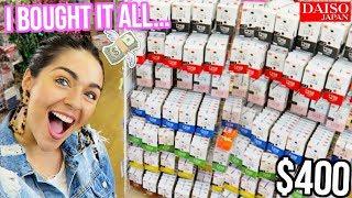 SHOPPING FOR SLIME SUPPLIES DAISO STORE! (i bought $400 of CLAY....) 