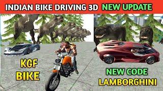 New Update Cheat Code KGF Bike + Lamborghini | Funny Gameplay Indian Bikes Driving 3d 