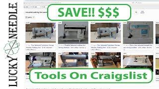 Buying Tools on Craigslist - How to Find and Make Great Deals - Upholstery