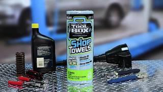 TOOLBOX Shop Towels Single Roll – How to Use