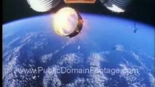 NASA Apollo 11 tower separation Archival Stock Footage PublicDomainFootage.com