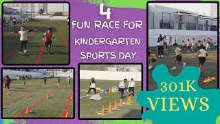 4 Fun race for kindergarten sports day || physicaleducation || physedgames.