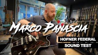 Marco Panascia e Chiara Bianchi provano un Hofner Federal Bass H500/15-BK-0 Limited Edition!