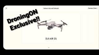 DJI Fly v1.4.0 (unreleased) with DJI AIR 2S Support!! #shorts