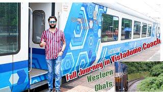 Vistadome train between Mangalore to Bangalore | Blissful Western Ghats during Monsoon