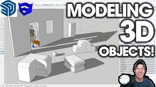 Getting Started in SketchUp Pro Part 2 - Modeling 3D OBJECTS!