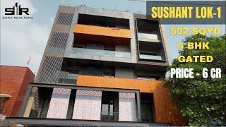 4 BHK Builder Floor in Sushant Lok 1 | 502 SQYD Builder Floor in Gurgaon | For more info  9560973638