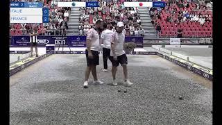 France vs Italia, Final Petanque European Championship 2023