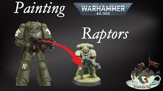 Easiest Warhammer 40K Space Marines to Paint - Painting Raptors