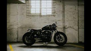 Harley Davidson brat cafe racer