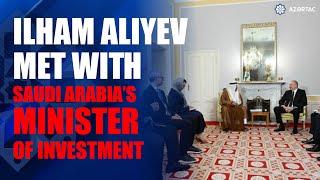 President Ilham Aliyev met with Saudi Arabia’s Minister of Investment in Cernobbio