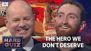 Biscuit-obsessed accountant steals the show | Hard Quiz