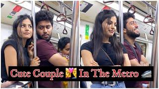 A Cute Boy and Girl In The Metro ️ || Aisa Hua Kabhi ?  #shorts #metrocrush #parikshitmehra