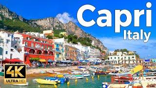 Capri, Italy Walking Tour 2021 (4k Ultra HD 60fps) – With Captions